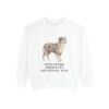 Miniature American Shepherd Dad Sweatshirt, White, front view