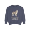 Miniature American Shepherd Sweatshirt, Denim, front view