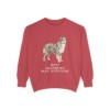 Miniature American Shepherd Humor Sweatshirt, Crimson, front view