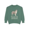 Miniature American Shepherd Sweatshirt, Light Green, front view