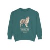 Miniature American Shepherd Mom Sweatshirt, Blue Spruce, front view