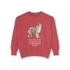 Miniature American Shepherd Mom Sweatshirt, Crimson, front view