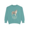 Miniature American Shepherd Mom Sweatshirt, Seafoam, front view