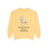 miniature-bull-terrier-sweatshirt-butter Miniature Bull Terrier Sweatshirt, Butter, front view