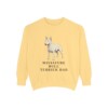 miniature-bull-terrier-sweatshirt-dad-butter Miniature Bull Terrier Dad Sweatshirt, Butter, front view