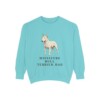 miniature-bull-terrier-sweatshirt-dad-chalky-mint Miniature Bull Terrier Dad Sweatshirt, Chalky Mint, front view