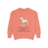 miniature-bull-terrier-sweatshirt-dad-terracotta Miniature Bull Terrier Dad Sweatshirt, Terracotta, front view