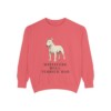 miniature-bull-terrier-sweatshirt-dad-watermelon Miniature Bull Terrier Dad Sweatshirt, Watermelon, front view