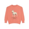Miniature Bull Terrier Latin Sweatshirt, Terracotta, front view