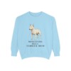 Miniature Bull Terrier Mom Sweatshirt, Chambray, front view