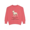 Miniature Bull Terrier Mom Sweatshirt, Watermelon, front view