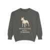 miniature-bull-terrier-sweatshirt-pepper Miniature Bull Terrier Sweatshirt, Pepper, front view