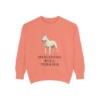 miniature-bull-terrier-sweatshirt-terracotta Miniature Bull Terrier Sweatshirt, Terracotta, front view
