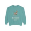 Miniature Pinscher Dad Sweatshirt, Seafoam, front view