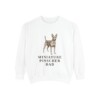 Miniature Pinscher Dad Sweatshirt, White, front view