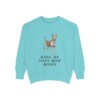 Miniature Pinscher Humor Sweatshirt, Chalky Mint, front view