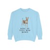 Miniature Pinscher Humor Sweatshirt, Chambray, front view