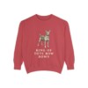 Miniature Pinscher Humor Sweatshirt, Crimson, front view