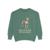 Miniature Pinscher Sweatshirt, Light Green, front view