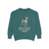 Miniature Pinscher Mom Sweatshirt, Blue Spruce, front view
