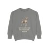 Miniature Pinscher Mom Sweatshirt, Grey, front view
