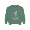 Miniature Pinscher Mom Sweatshirt, Light Green, front view