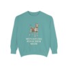Miniature Pinscher Mom Sweatshirt, Seafoam, front view