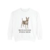Miniature Pinscher Sweatshirt, White, front view