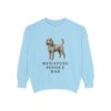 Miniature Poodle Dad Sweatshirt, Chambray, front view