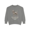 Miniature Poodle Dad Sweatshirt, Grey, front view