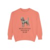 Miniature Poodle Dad Sweatshirt, Terracotta, front view