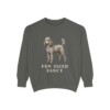 Miniature Poodle Humor Sweatshirt, Pepper, front view