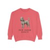 Miniature Poodle Humor Sweatshirt, Watermelon, front view