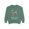 Miniature Poodle Sweatshirt, Light Green, front view