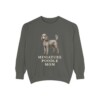 Miniature Poodle Mom Sweatshirt, Pepper, front view