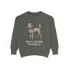 Miniature Poodle Sweatshirt, Pepper, front view