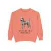 Miniature Poodle Sweatshirt, Terracotta, front view