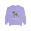 Miniature Poodle Sweatshirt, Violet, front view