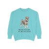 Miniature Schnauzer Sweatshirt, Chalky Mint, front view