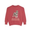 Miniature Schnauzer Sweatshirt, Crimson, front view