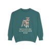 miniature-schnauzer-sweatshirt-dad-blue-spruce Miniature Schnauzer Dad Sweatshirt, Blue Spruce, front view