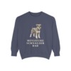 miniature-schnauzer-sweatshirt-dad-denim Miniature Schnauzer Dad Sweatshirt, Denim, front view