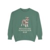 miniature-schnauzer-sweatshirt-dad-light-green Miniature Schnauzer Dad Sweatshirt, Light Green, front view