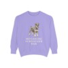 miniature-schnauzer-sweatshirt-dad-violet Miniature Schnauzer Dad Sweatshirt, Violet, front view