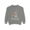 Miniature Schnauzer Sweatshirt, Grey, front view