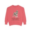 Miniature Schnauzer Humor Sweatshirt, Watermelon, front view