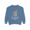 Miniature Schnauzer Mom Sweatshirt, Blue Jean, front view