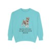 Miniature Schnauzer Mom Sweatshirt, Chalky Mint, front view