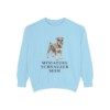Miniature Schnauzer Mom Sweatshirt, Chambray, front view