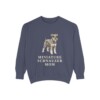 Miniature Schnauzer Mom Sweatshirt, Denim, front view